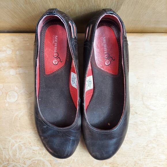 Merrell Evera Women's US 8.5 Pure Coffee Brown Cycling Pump Low Heel Shoes - Picture 7 of 9